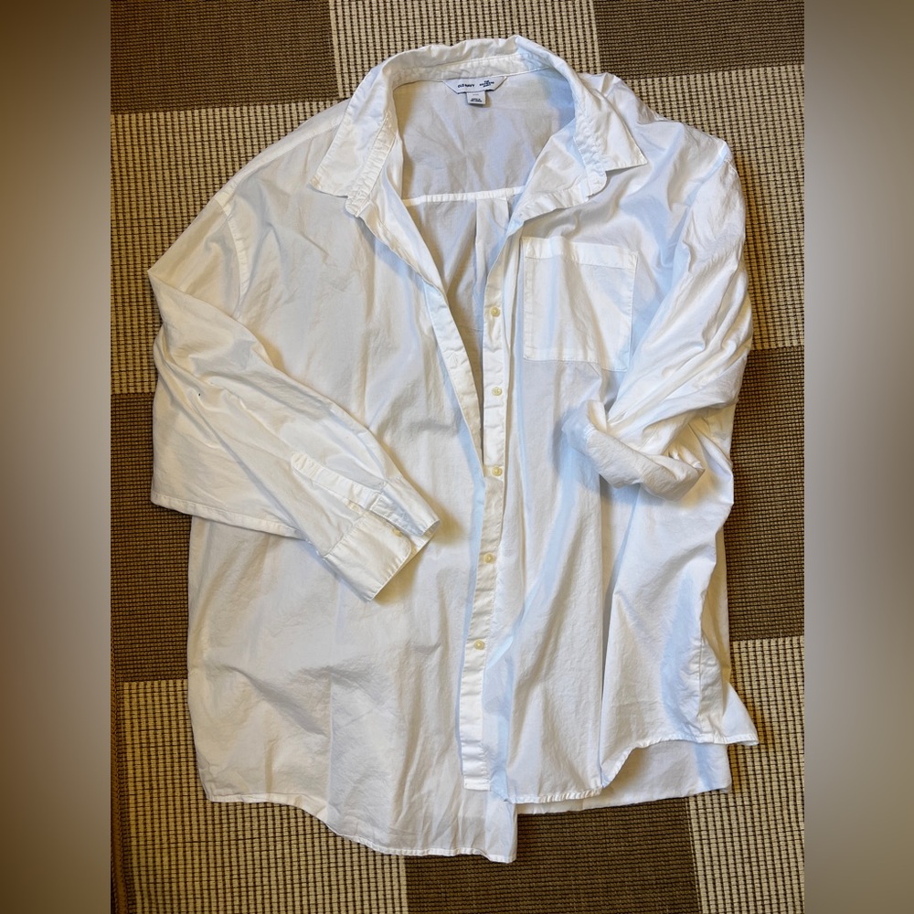 White Button-Up Shirt women’s